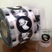 printing cup plastik, printing gelas plastik