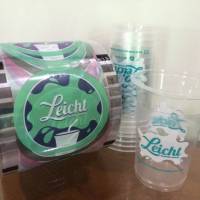 sablon cup plastik, sablon gelas plastik